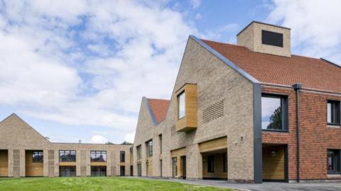 A series of care home units.