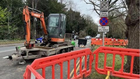 Road works