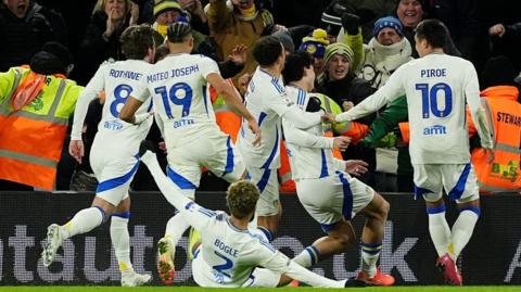 Leeds celebrate victory