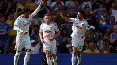 Joel Piroe celebrates