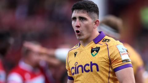 Anthony Belleau in action for Northampton Saints