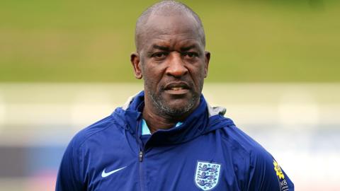 Chris Powell in his England coaching jacket