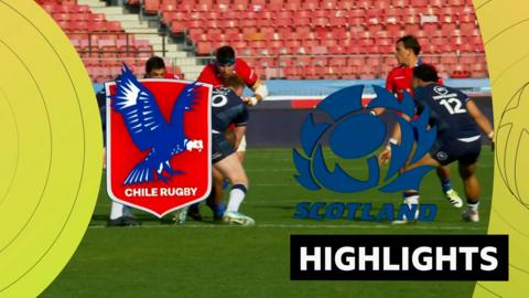 Chile v Scotland highlights graphic