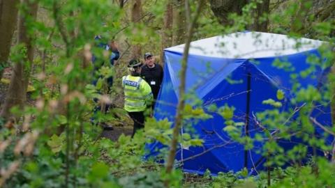 Scene of Kersal Wetlands torso discovery