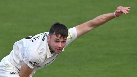 Jonathan Bushnell in action for Durham