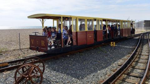 Volks Railway Line in Brighton 