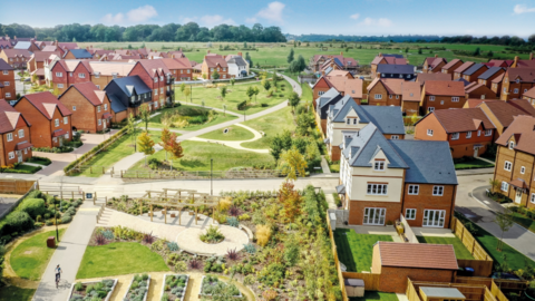 Computer Generated Images of the site development