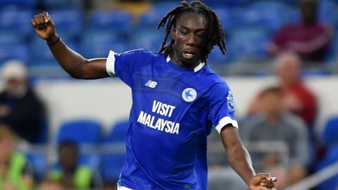 Michael Reindorf in action for Cardiff last season