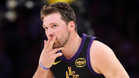 Los Angeles Lakers player Luka Doncic 
