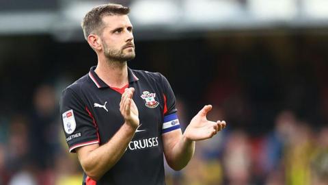 Southampton's Jack Stephens applauds