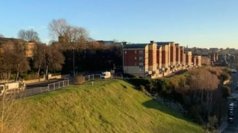 Plot 12 seen from inside the neighbouring St Ann's Quay