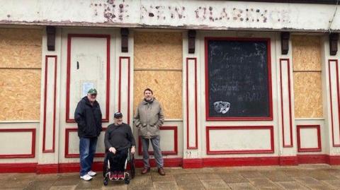 From left, Hull Community Pub Society members Chris Robertson, Simon Berry and Jeff Clarkson