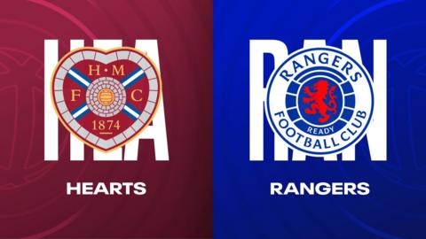 Hearts and Rangers badges