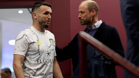 John McGinn and Prince William
