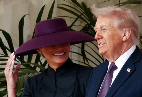 Melania Trump and Donald Trump