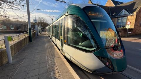 A Nottingham tram