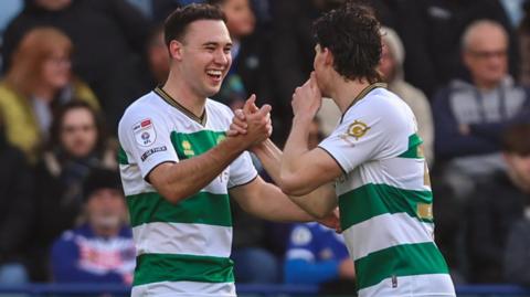 QPR celebrate scoring