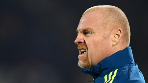 Sean Dyche, pictured in his last game in charge of Nottingham Forest