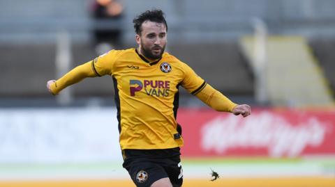 Newport County's Aaron Wildig