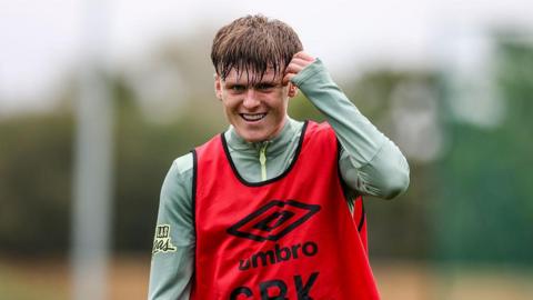 Ben Gannon-Doak during a training session at Canford Performance Centre