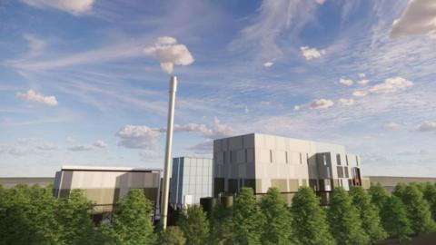 Plans of new incinerator in Swadlincote