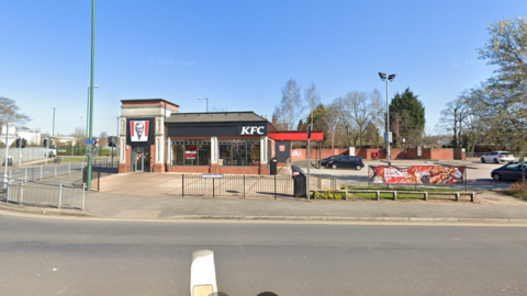 A google street view of KFC, Hucknall Road, Bulwell