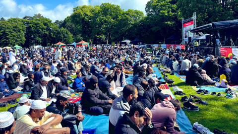 Eid-al-Adha in West park, Wolverhampton