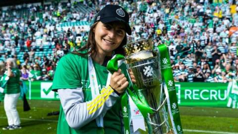 Celtic head coach Elena Sadiku