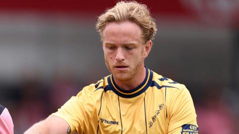 Greg Olley in action for York