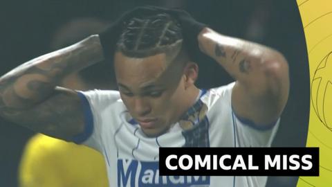 St Johnstone striker Josh Fowler is left disappointed