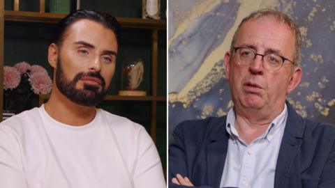 Composite image of Rylan and Rev Richard Coles