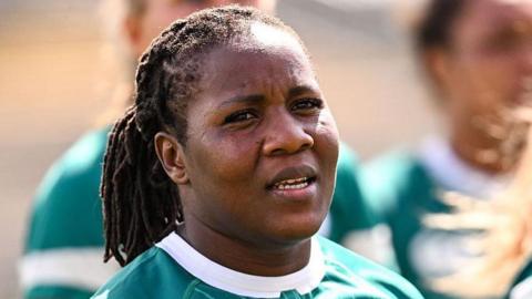 Ireland front row Linda Djougang