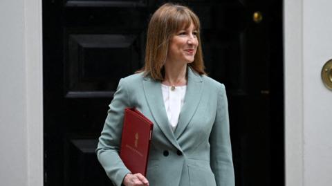 Rachel Reeves leaves 11 Downing Street