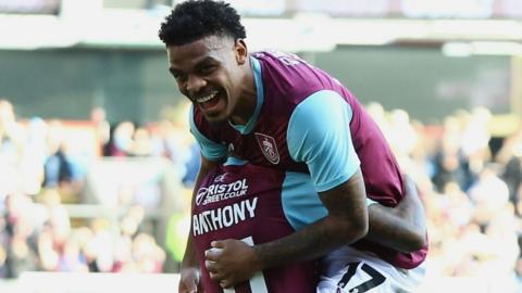 Lyle Foster scores for Burnley