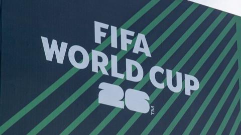 a sign for the 2026 Fifa World Cup