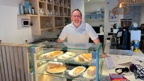 Steve Hamilton, owner of Hamilton's Tea Room