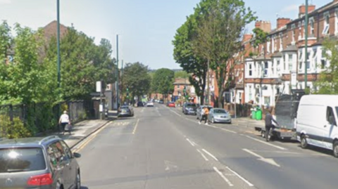 Google street view of Alfreton Road in Nottingham