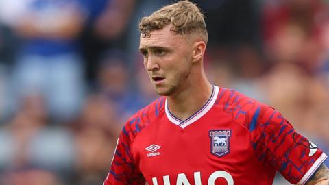 Jack Taylor playing for Ipswich
