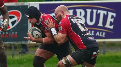 Action from Cornish Pirates v Nottingham
