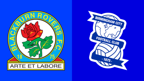 Blackburn Rovers and Birmingham City club crests