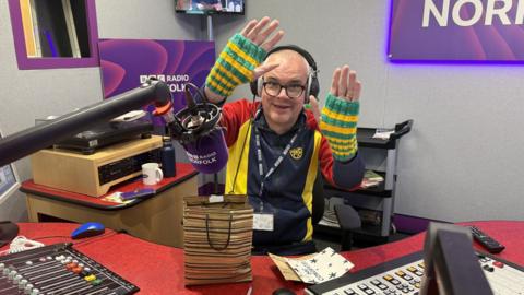 Chris Goreham in radio studio