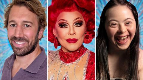 Chris Robshaw, La Voix and Ellie Goldstein