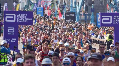 London Marathon runners