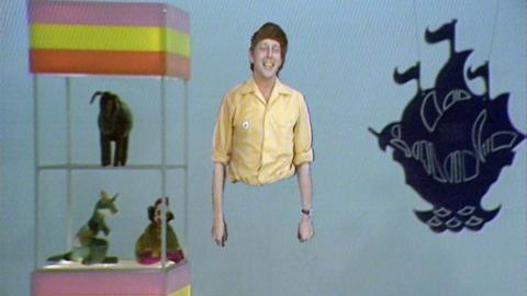 John Noakes uses Colour Separation Overlay to make his legs look invisible