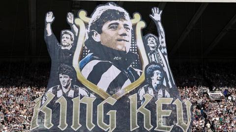 Tribute flag to Kevin Keegan