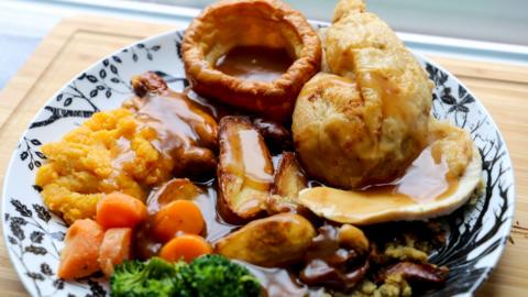 A traditional Sunday roast