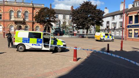Crime scene in Ilkeston
