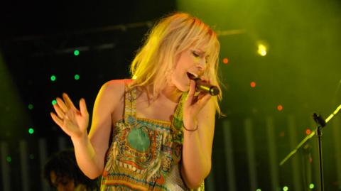 Natasha Bedingfield performing at Radio 1's Big Weekend