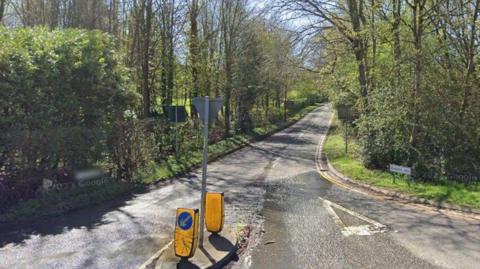 View looking down Warren Hill