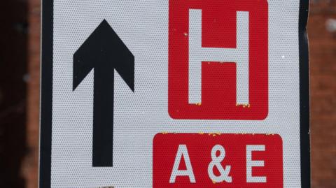 A&E sign.
